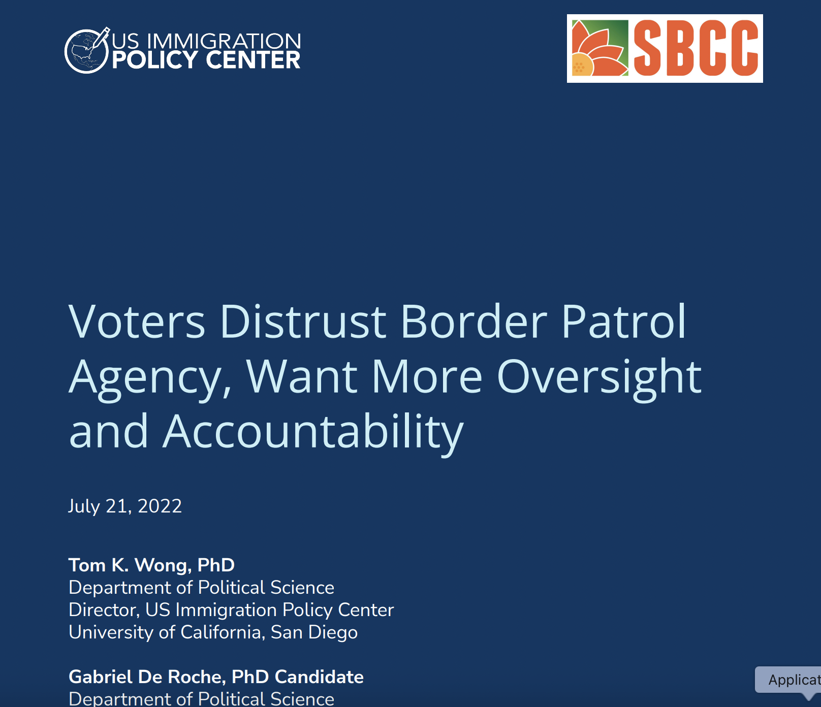 Border poll: trust, oversight & accountability
